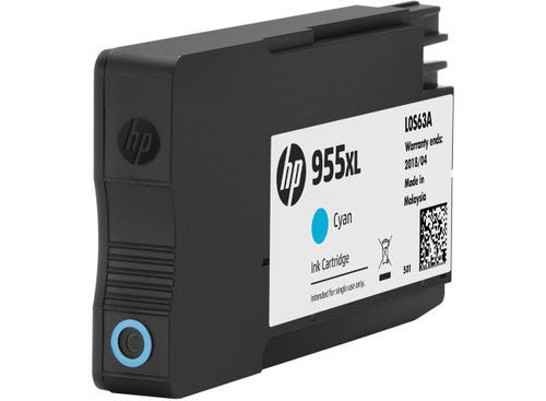 HP 955XL High Yield Original Ink Cartridge Cyan 1600 Pages