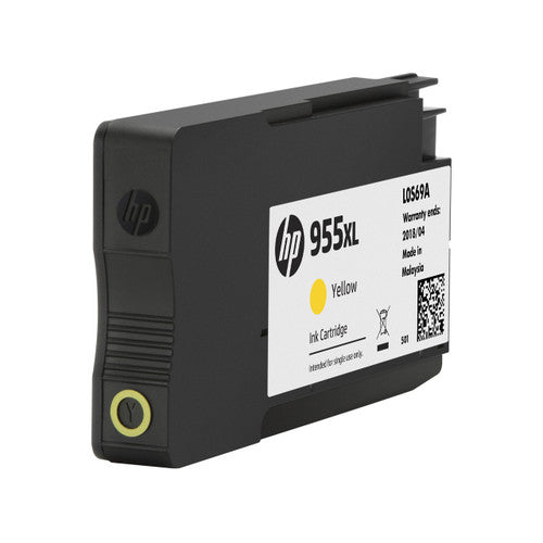 HP 955XL High Yield Original Ink Cartridge Yellow 1600 Pages