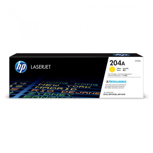HP 204A Original LaserJet Toner Cartridge Yellow 900 Pages