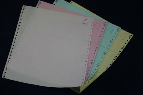 Bala Four Part Plain with Marginal Perforations 60gsm Computer Paper 279 x 241mm Box of 500 Sheets