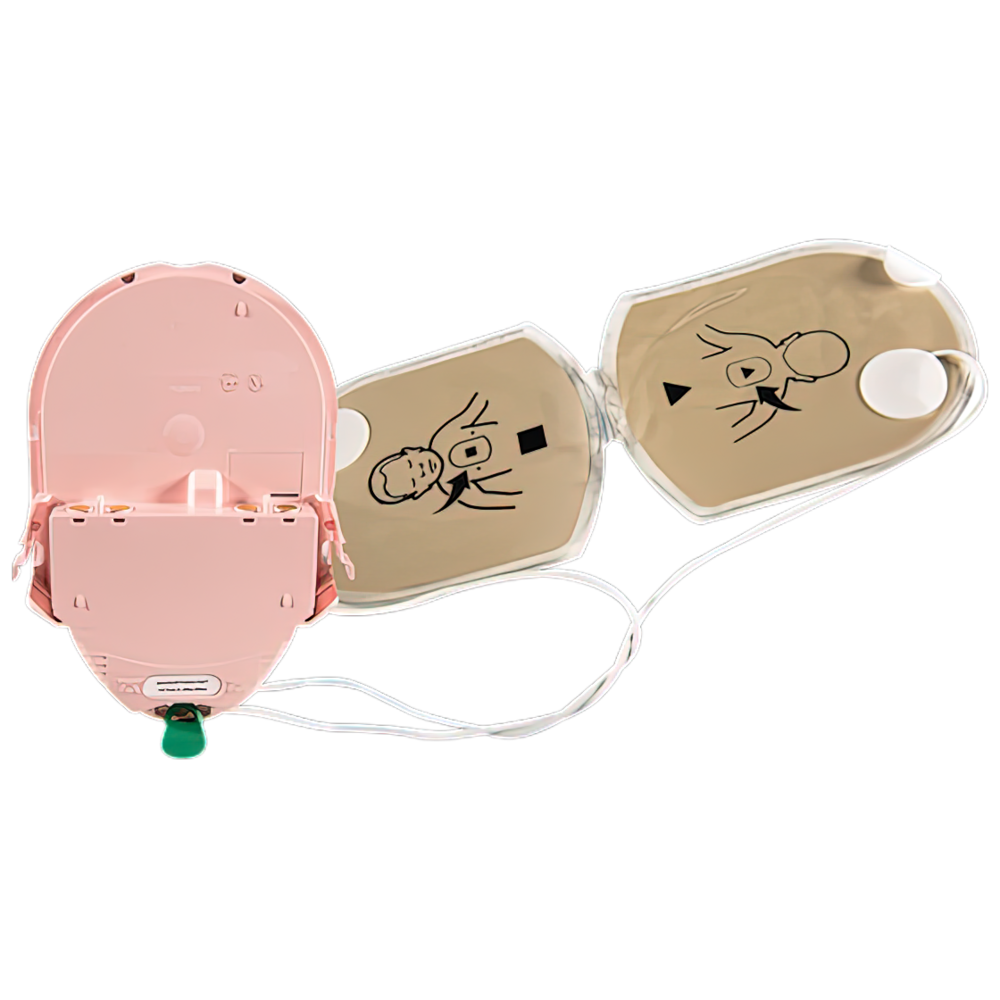 HeartSine Pink Pad-Pak Pads Battery Pack Paediatric all-in-one paediatric AED pad battery