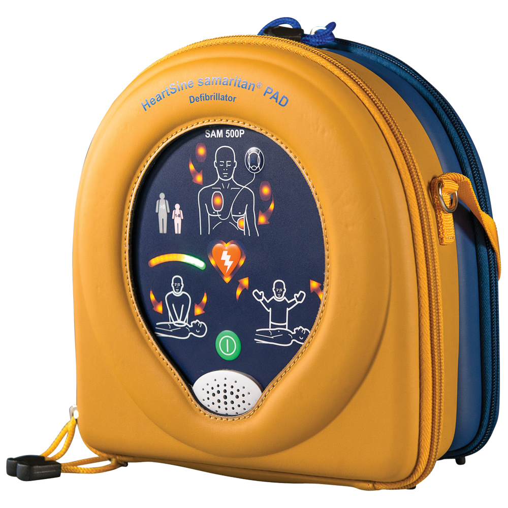 HeartSine Samaritan 500P Semi-Automatic Defibrillator with CPR Advisor compact 1.1kg AED with real-time CPR guidance
