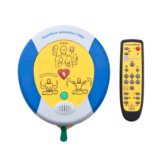 HeartSine Samaritan 500P Trainer Defibrillator AED training with voice prompts