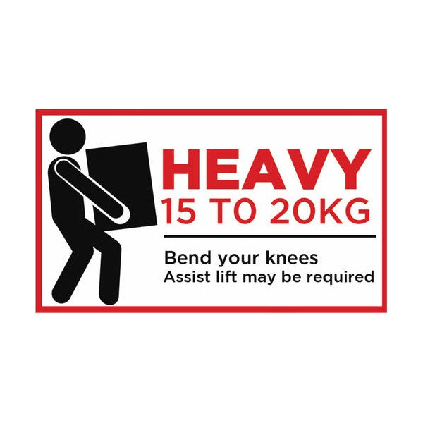 Warehouse and Shipping Labels Heavy 15–20kg 90 x 52mm Roll of 1000
