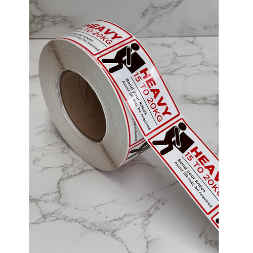 Warehouse and Shipping Labels Heavy 15–20kg 90 x 52mm Roll of 1000