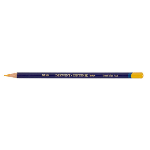 Derwent Inktense Pencil Golden Yellow Box of 6