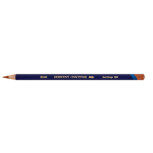 Derwent Inktense Pencil Burnt Orange Box of 6