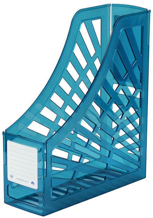 Italplast Magazine Stand Tinted Blue