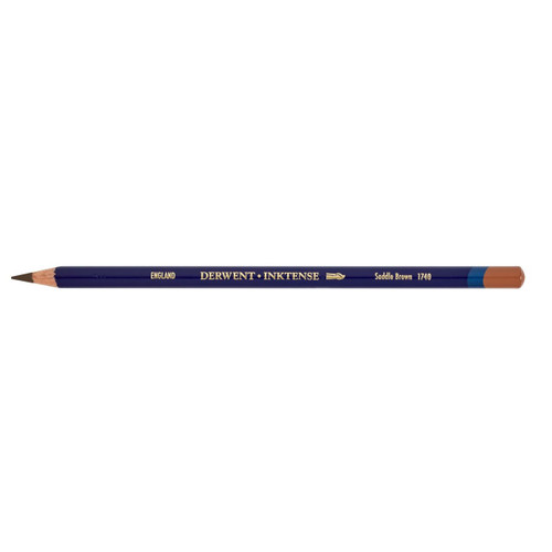 Derwent Inktense Pencil Saddle Brown Box of 6