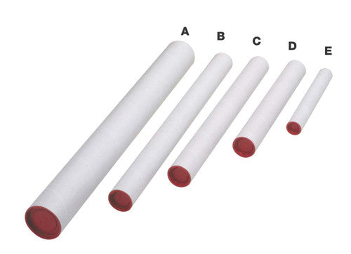 Italplast Mailing Tube 90mm x 875mm Pack of 4
