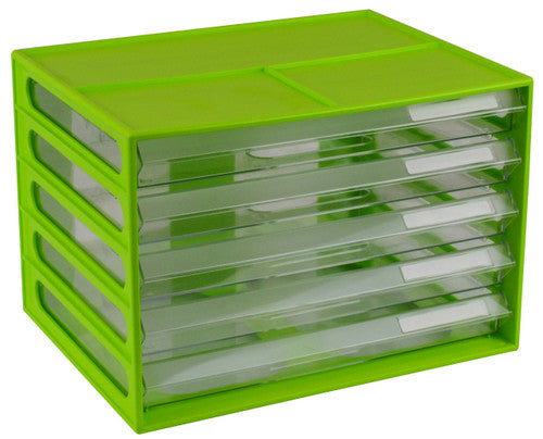 Italplast Fruit Document Cabinet A4 Landscape Lime