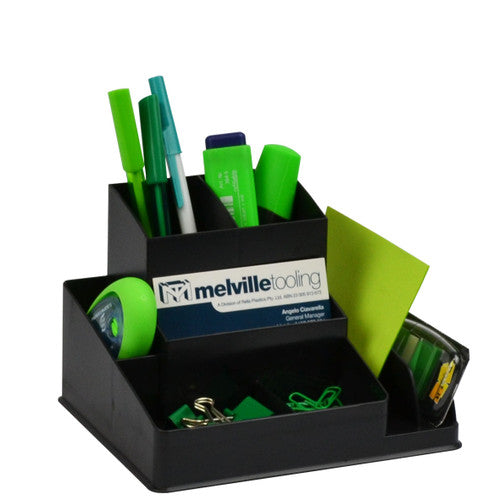 Italplast GreenR Desk Organiser Recycled Black