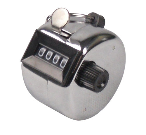 Italplast Metal Tally Counter Chrome