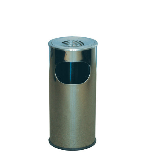 Italplast Ashtray and Rubbish Tidy Stainless Steel