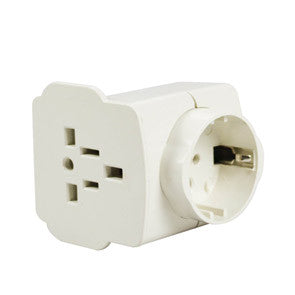 Italplast International Travel Adaptor 240V 10A White