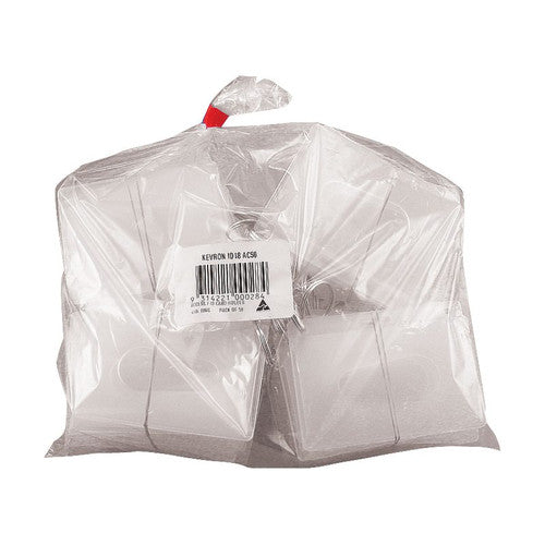 Kevron ID1800 ID Card Holder with Ring Clear Bag of 50