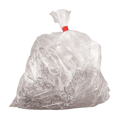 Kevron ID58 Large Oblong Acrylic Tags Clear Bag of 50