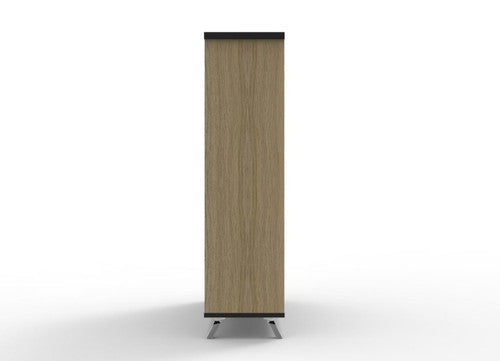 Rapidline Rapid Infinity Bookcase 900 x 315 x 1200mm Natural Oak / Black