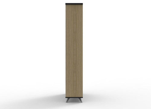 Rapidline Rapid Infinity Bookcase 900 x 315 x 1800mm Natural Oak / Black