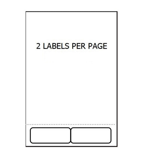 Bala Integrated Labels 85 x 142mm / 103 x 142mm Pack of 500 Sheets