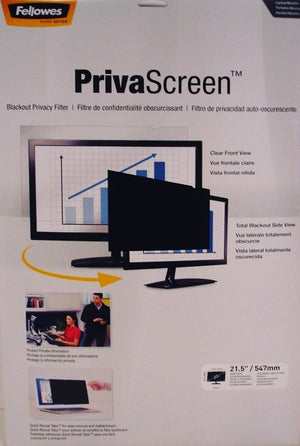 Fellowes Privascreen Privacy Filter 21.5 Inch Widescreen 16:9