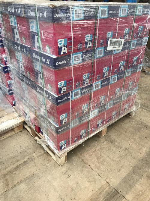 Double A A4 Copy Paper 80gsm White Pallet of 300 Reams