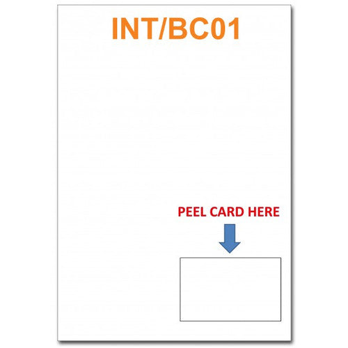 Bala Integrated Business Cards 86 x 54mm Right Corner Pack of 100 Sheets
