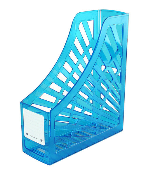 Italplast Magazine Stand Neon Blue
