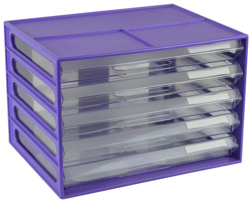 Italplast Fruit Document Cabinet A4 Landscape Grape