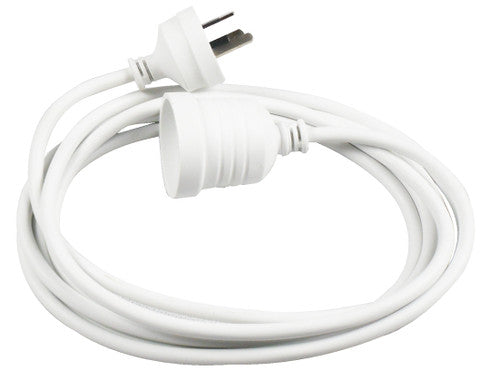 Italplast Power Extension Lead 3 Metre 240V 10A White