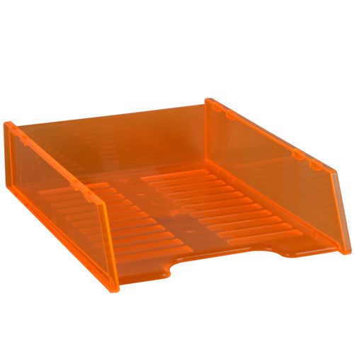 Italplast Multi-Fit Document Tray A4 Neon Orange