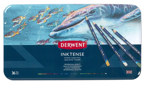 Derwent Inktense Pencils Assorted Tin of 36