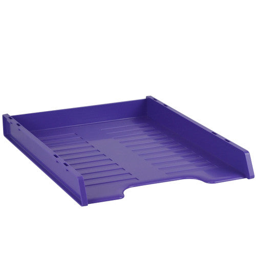 Italplast Slimline Multi-Fit Document Tray A4 Grape