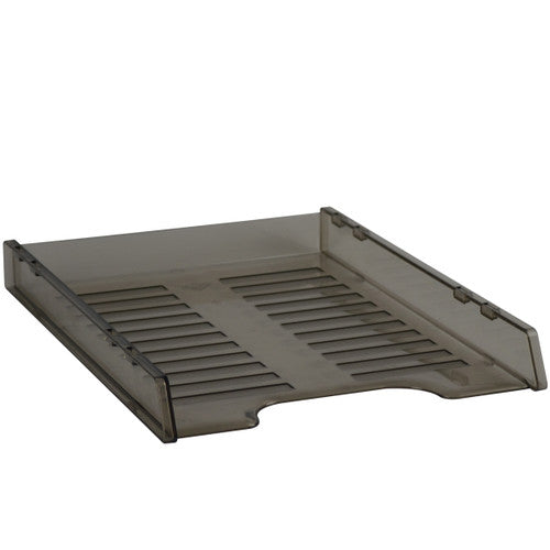 Italplast Slimline Multi-Fit Document Tray A4 Smoke