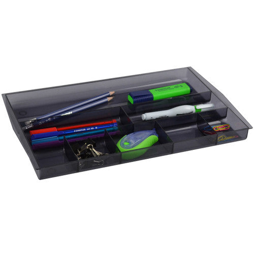 Italplast Drawer Tidy Tinted Grey
