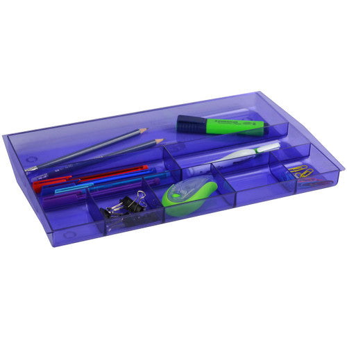 Italplast Drawer Tidy Tinted Purple