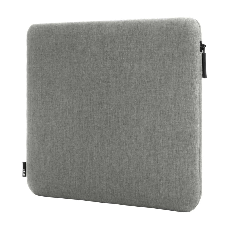 Incase Carry Zip Sleeve for 13-inch laptops in Cement Gray, back view of the sleeve