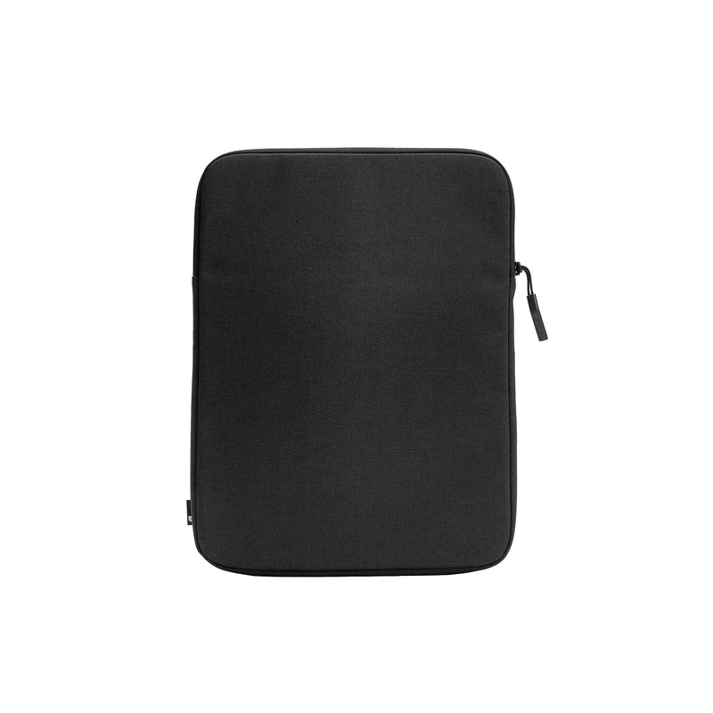 Back of the black Crosstown 14-inch sleeve on a plain white background