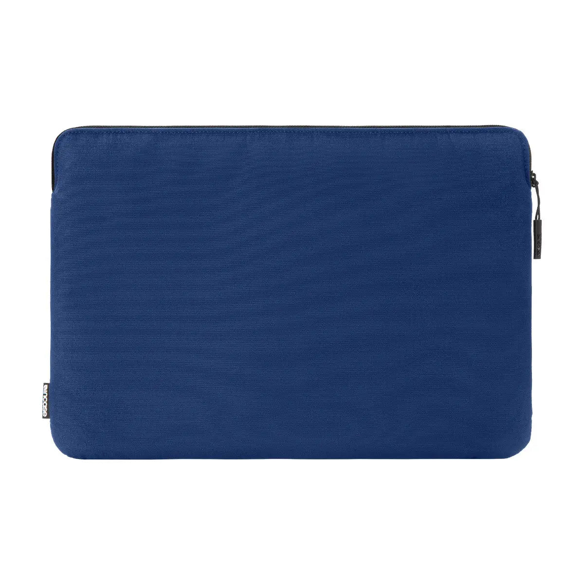 Back view of the navy Incase Go Sleeve for 14-inch laptops, as photographed by Incase
