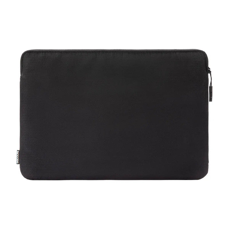 Back view of the black Incase Go Sleeve for 16-inch laptops, as photographed by Incase