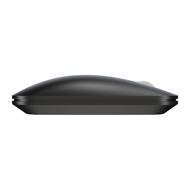 Incase Designed by Microsoft Modern Mobile Mouse in black, side profile showing how thin the mouse is