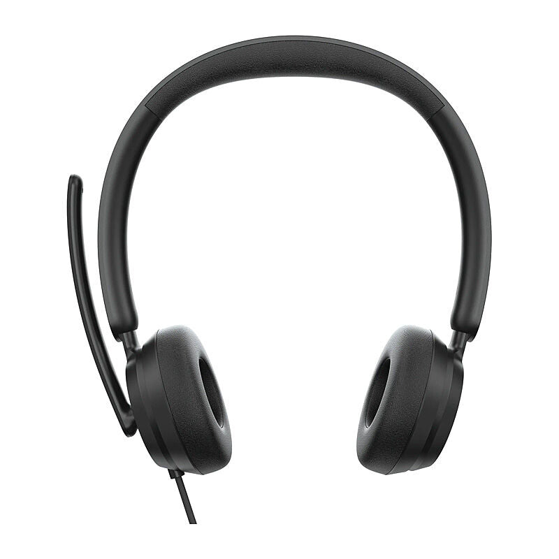 Incase Designed by Microsoft Modern USB-C Headset in black, front view showing both padded ear cups