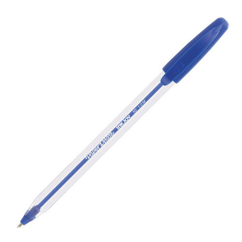Papermate Inkjoy 50ST/100ST Capped Ballpoint Pen Medium Blue Box of 12