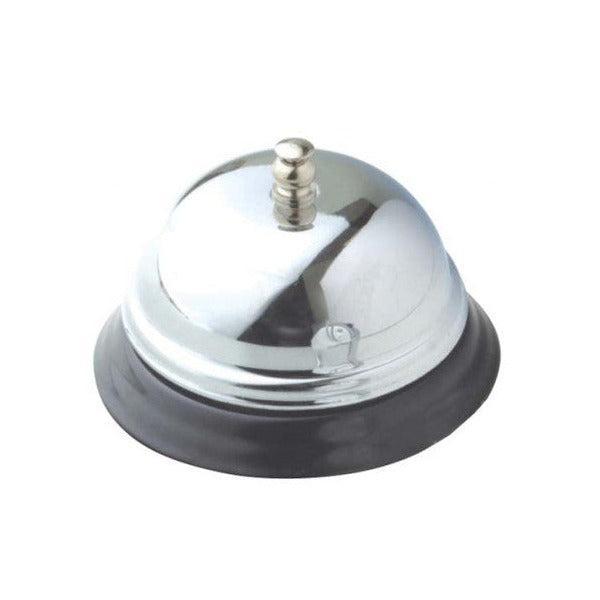 Italplast I410 Counter Bell Chrome, dome bell with non-slip base for reception and service counters