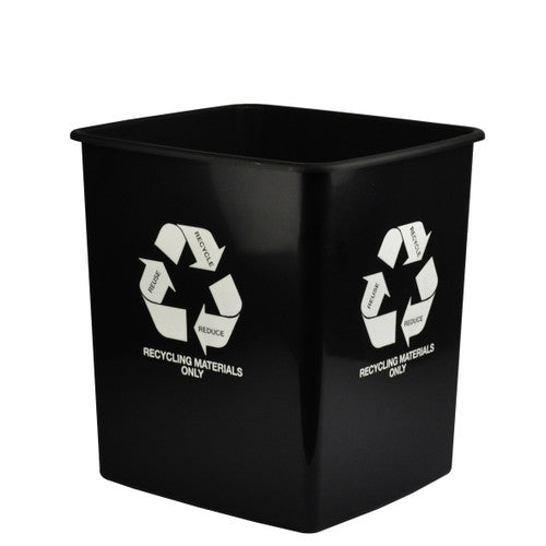 Italplast GreenR Tidy Bin Recycling Materials Only 15 Litre Blue (I 80RCB) — Australian made Italplast product