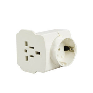 Italplast International Travel Adaptor, white, I 533