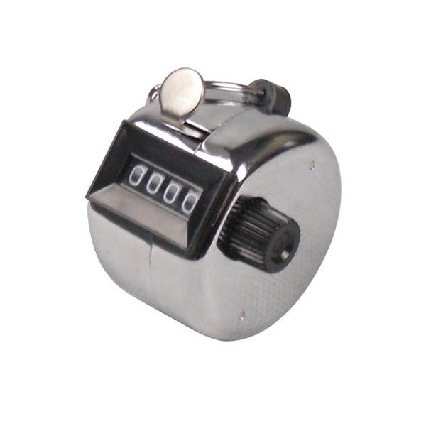 Italplast Metal Tally Counter Chrome (I 411) — Italplast product, Australian made