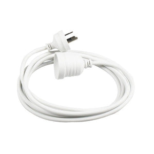 Italplast Power Extension Lead 3 Metre 240V 10A White - image 1