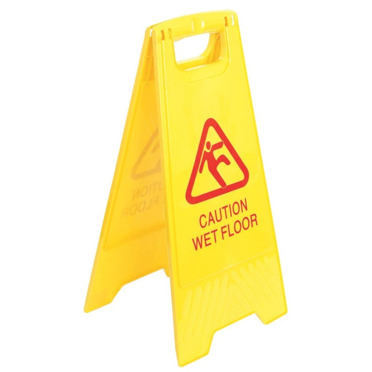 Italplast Safety Sign A-Frame Wet Floor Yellow (I 436WF)