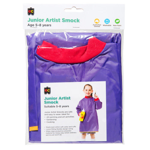 Educational Colours Junior Artist Smocks Purple (Ages 5â€“8)